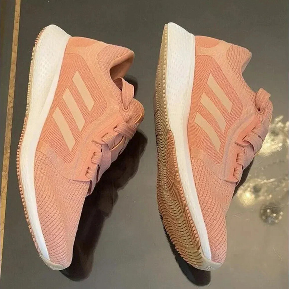 NEW!! Women’s adidas Edge Lux 4 Primegreen Blush Pink SAMPLE Prototype Size 7 - Picture 3 of 9